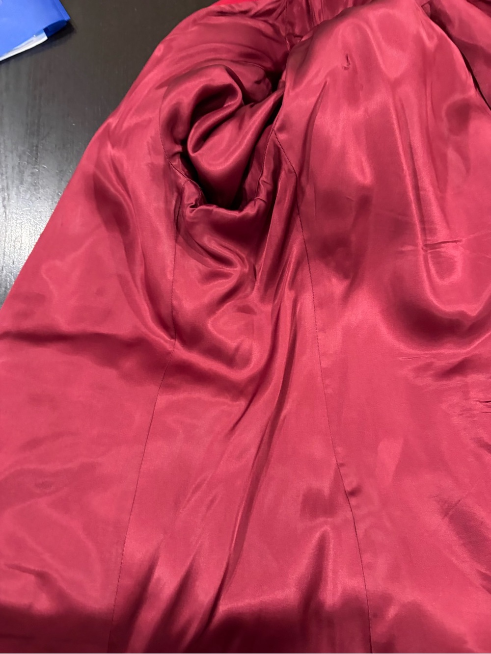 J. Crew Red Wool-Blend Single-Breasted Coat - Picture 7 of 14